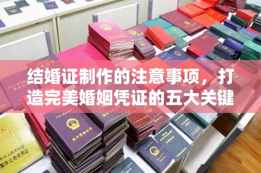 万全结婚证制作的注意事项，打造完美婚姻凭证的五大关键点
